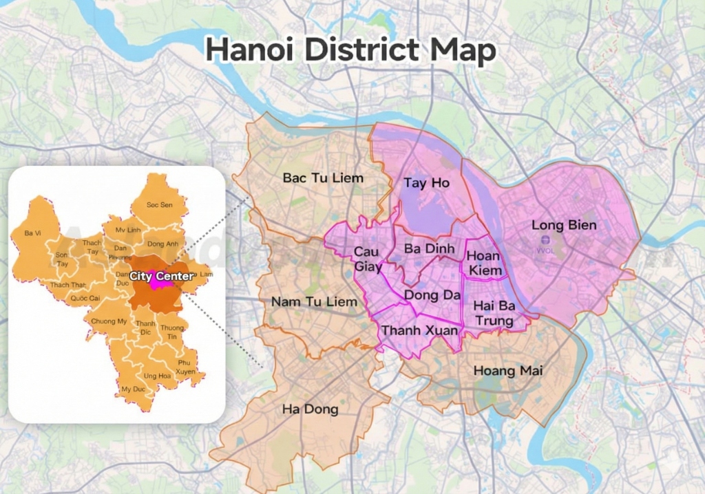 Hanoi Inclusions Map