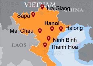 Northern Vietnam Map