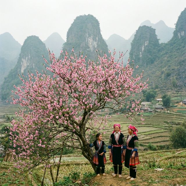 Sapa Peach Blossoms